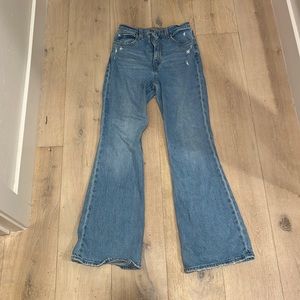 Levis high waisted flare jeans